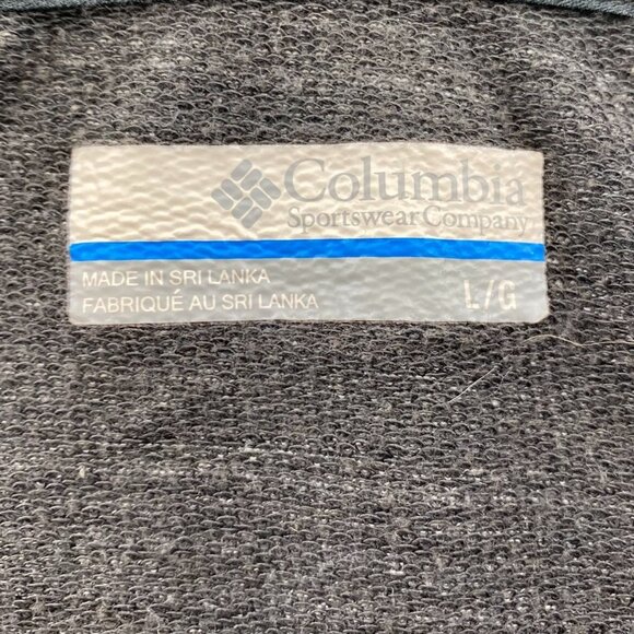 Columbia Women's T-Shirt Large Pullover Long Sleeve Gray Striped Athleisure Casu - Picture 5 of 9